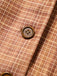[Prévente] 2PCS Ensemble veste courte marron à carreaux, col cranté et fausse fourrure avec jupe Années 1940 - 9