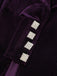 Veste violette en velours côtelé à col cranté Années 1950 - 5