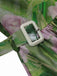 Robe rose peinte à l'huile verte des années 1960