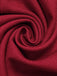 Manteau rouge à double boutonnage à revers des années 1950