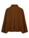 Manteau cape à revers couleur vert des années 1940
