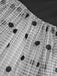 [Pré-vente] Robe noire à pois en maille épaules dénudées des années 1950