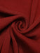 Robe rouge à bretelles tricotées en perles solides des années 1960