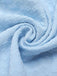 Combishort texturée en damier uni bleu clair des années 1950