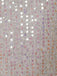 Robe crayon bandeau à paillettes argentée des années 1970
