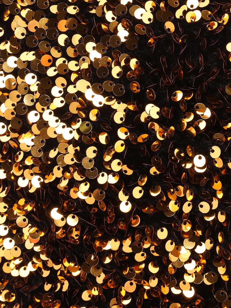 [Prévente] Combinaison à paillettes rouge col bénitier des années 1930