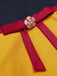 Robe de princesse à col en cœur et nœud des années 40