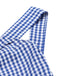 Robe crayon à carreaux bleu licou à épaules dénudées des années 1960