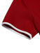 Robe rouge à poches et bordures unies des années 1960
