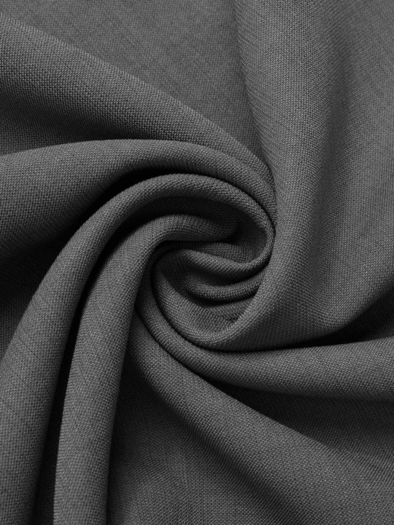 2PCS chemisier rose contrasté et robe grise des années 40
