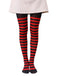 Collants vintage à rayures contrastées