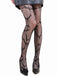 Collants noirs gothiques à imprimé Halloween - 2