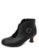 Bottines à bout rond, découpes, boucle et talon bloc