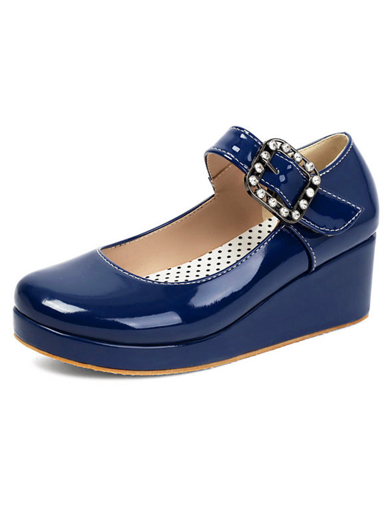 Chaussures Mary Jane Vintage Lolita à Boucle 4