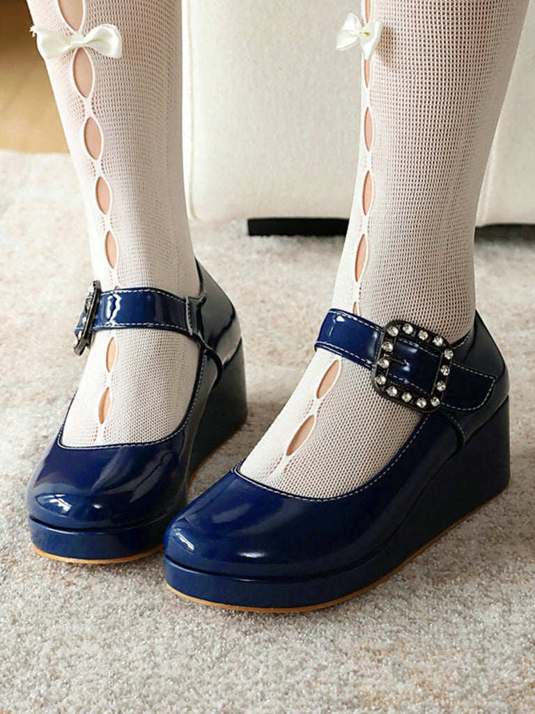 Chaussures Mary Jane Vintage Lolita à Boucle 5