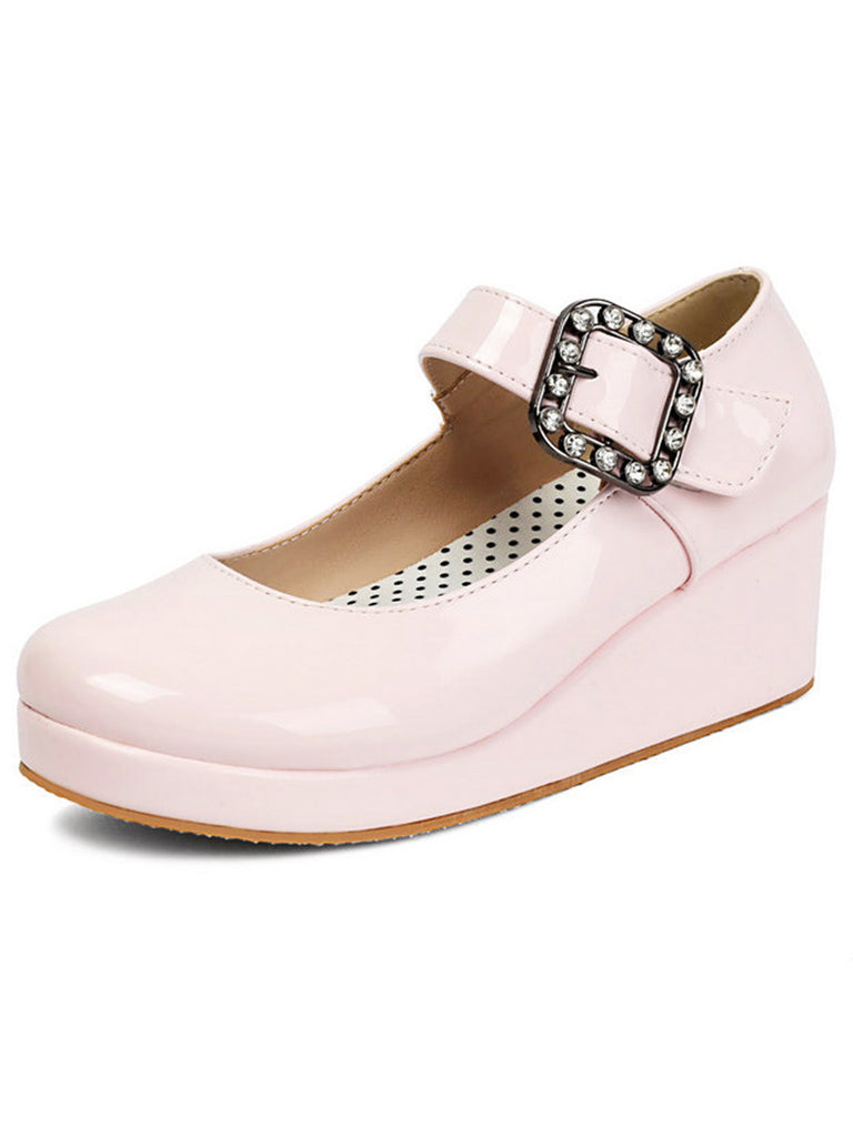 Chaussures Mary Jane Vintage Lolita à Boucle 7