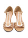 Bout Ouvert Ajouré Blocs de Couleur Bride en T Talons 8