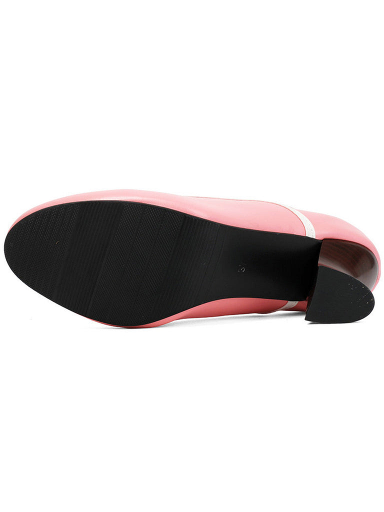 Chaussures Élégantes Bout Pointu Talon Conique Vintage 10
