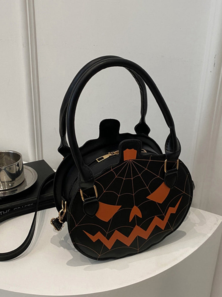 Sac à main citrouille Jack-o'-lantern pour Halloween