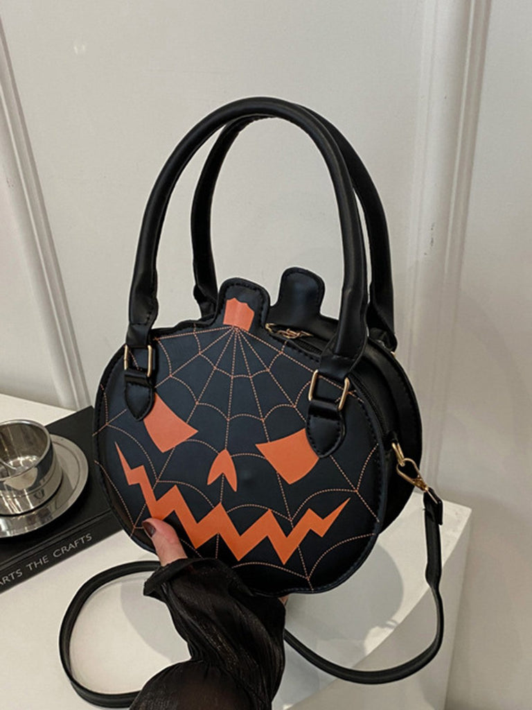 Sac à main citrouille Jack-o'-lantern pour Halloween