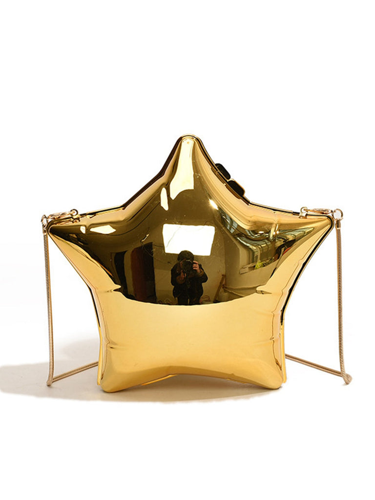 Sac bandoulière amusant avec chaîne étoile à cinq branches