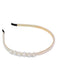 Bandeau Rétro en Perles Blanches 2