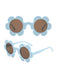 Lunettes de soleil à monture en forme de fleur vintage