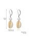 Boucles d'oreilles pendantes en forme de queue de sirène