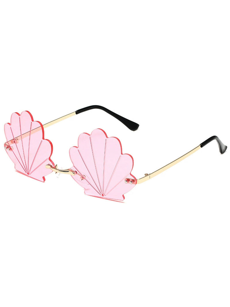 Lunettes de soleil vintage à monture en alliage