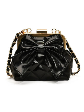 Sac bandoulière vintage avec chaîne et nœud