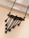 Collier pendentif chauve-souris en alliage gothique