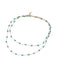 Collier Bohème Double Rang de Perles Turquoises