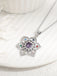 Accessoires Chakra Flower Pendentif avec Multicolore Crystals 4