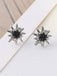 Accessoires Strass Edelweiss Flower Argent Stud 2