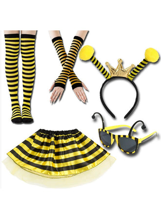 5PCS Set d'Accessoires Costume Abeille
