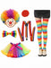 Accessoires Rainbow Clown Costume Accessory Ensemble