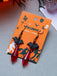 Boucles d’oreilles gothiques pendantes à chauve-souris et cristal rouge - 2