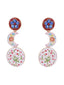 Boucles d'oreilles pendantes bohèmes à fleurs