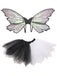 Ensemble d’accessoires irisés de fée avec ailes et tutu