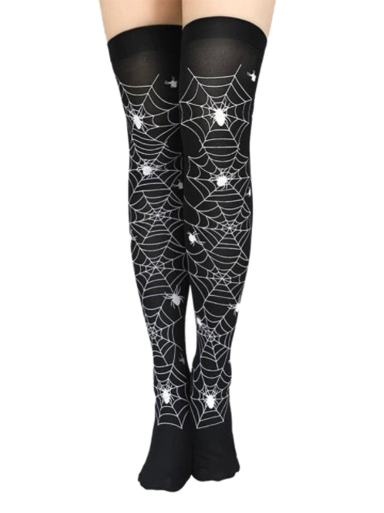 Ensemble d’accessoires noir d’Halloween avec cape à toile d’araignée