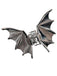 Pince à cheveux gothique vintage en forme d’ailes de chauve-souris métalliques