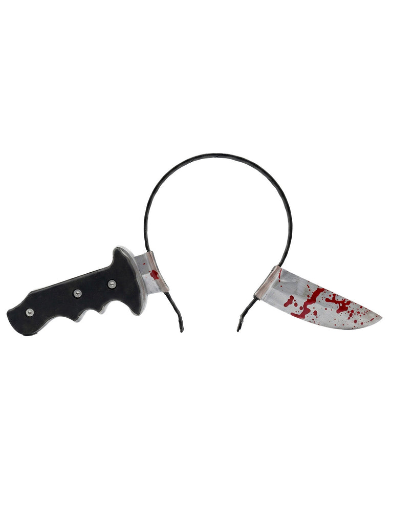 Serre-tête déguisement Halloween couteau ensanglanté - 1
