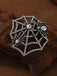 Broche araignée en toile de strass - 3