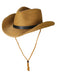 Chapeau en raphia de plage vintage à large bord