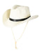 Chapeau en raphia de plage vintage à large bord