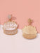 Boucles d'oreilles vintage en strass pour gâteau d'anniversaire