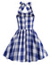 Robe trapèze pin-up licous à carreaux des années 1950 Enfants
