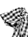 Robe Swing Années 50 Noire à Carreaux grande taille