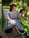 Robe Swing Vintage Année 50 Noire à Carreaux Soirée Cocktail