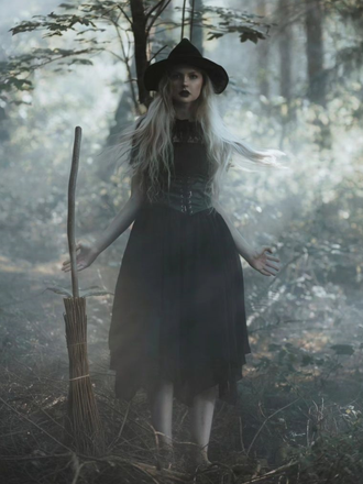 Robe de Vampire Déguisement Gothique Steampunk en Dentelle
